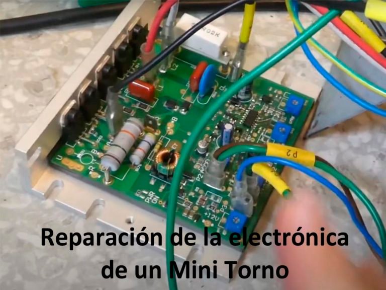 Reparaci N Electr Nica De Un Mini Torno Lowpower Io