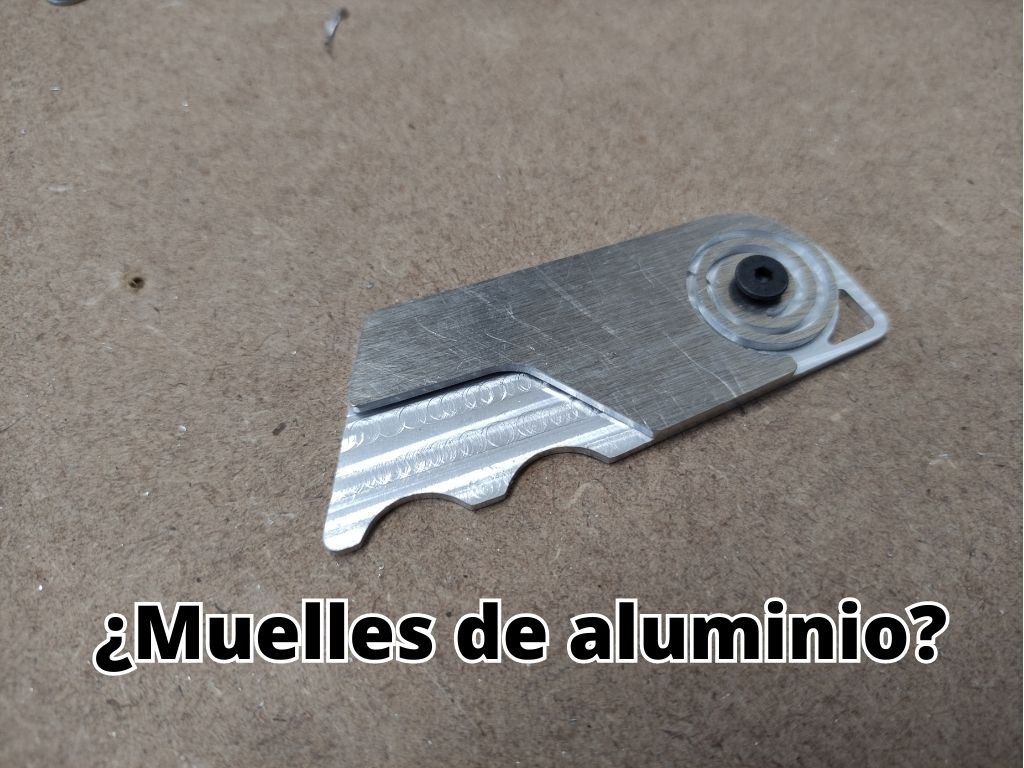 Mecanizado de un muelle en aluminio